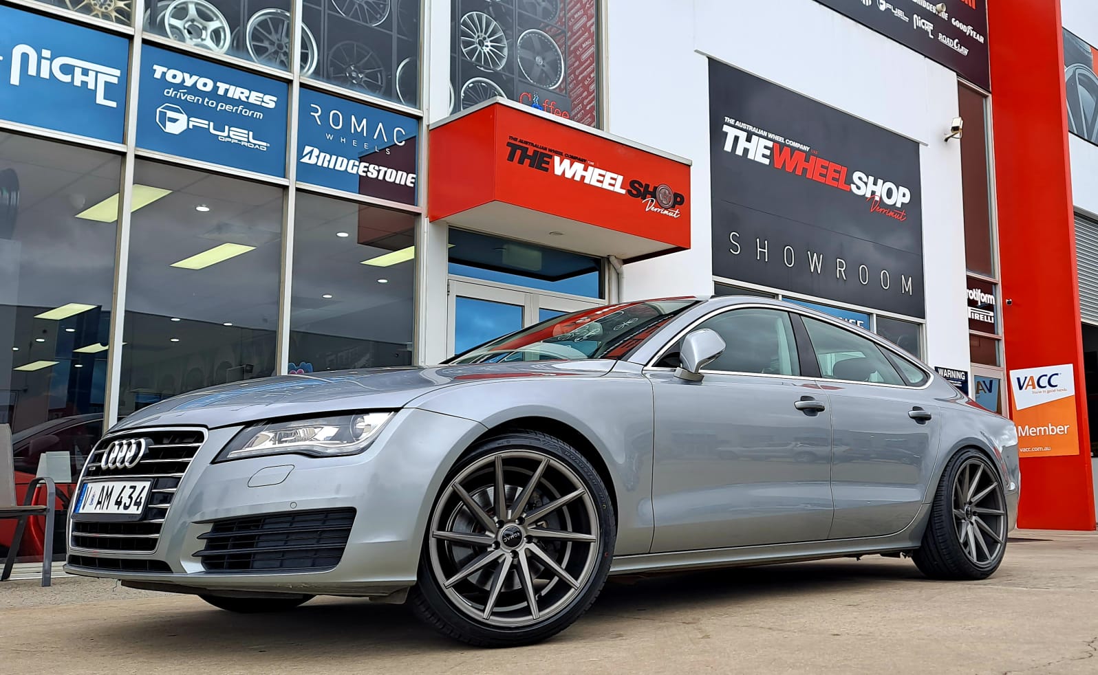 AUDI A7 WITH WITH ROMAC WHEELS |  | AUDI